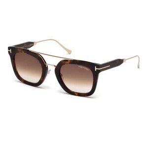TOM FORD Sunglasses ALEX-02 TF 541 Tortoise & Gold w/ Brown Lens